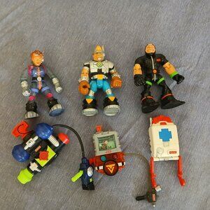 Fisher Price Rescue Heros with accessories x 3